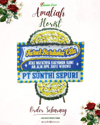Papan Bunga Duka di Sota