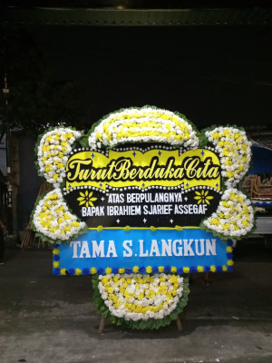 Papan Bunga Duka di Sota